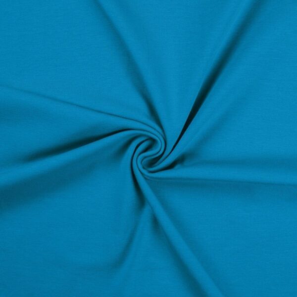 Baumwoll Jersey - aqua – Bild 1