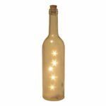 Glas-Leuchtflasche mit 5-er LED, 7,2cm ø – Bild 2