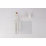 Glas-Leuchtflasche mit 5-er LED, 7,2cm ø – Bild 5