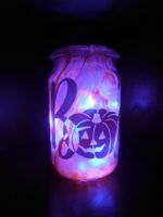 Halloween Motive - inklusive geschnitzem Kürbis, Gespenst und Schriftzug BOO! – Bild 8