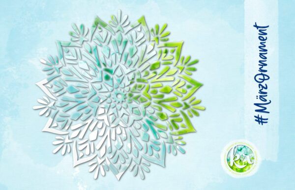 #MÄRZOrnament - Rundes Ornament mit filigranen Details – Bild 2