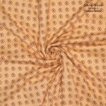 Baumwoll Stretch - Tribal Square - red - Fibre Mood