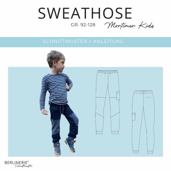 Sweathose Mortimer Kids Gr. 92-128 – Bild 1
