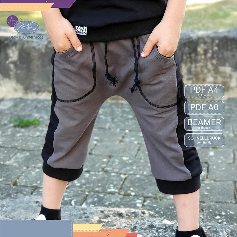 yannicktitel_anjafelski2_sewing4kidzz_mg2025 E-Book - Schnittmuster Hose "YANNICK" Gr. 74 - 146 – Bild 1
