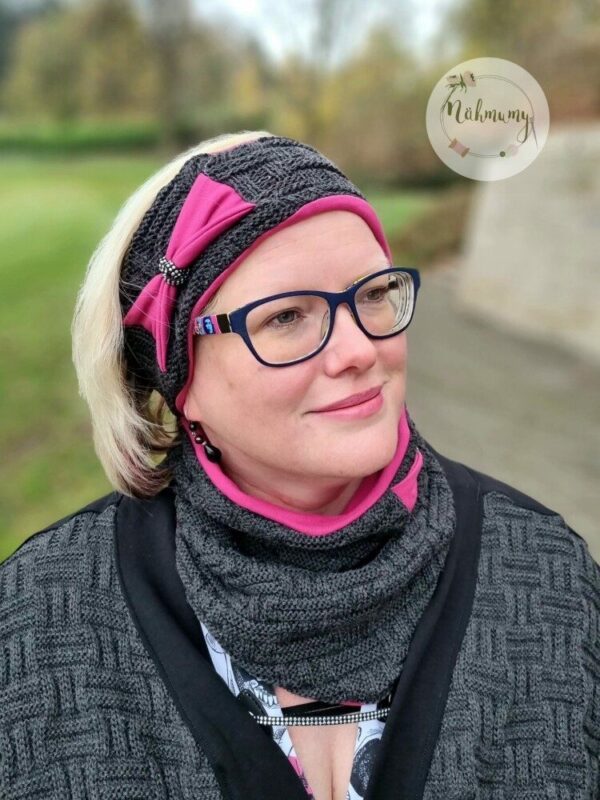 Ebook Schnittmusterset "aDIAMONDday" Beanie, Loop und Stirnband – Bild 9