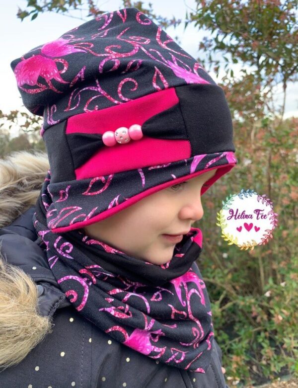 Ebook Schnittmusterset "aDIAMONDday" Beanie, Loop und Stirnband – Bild 11