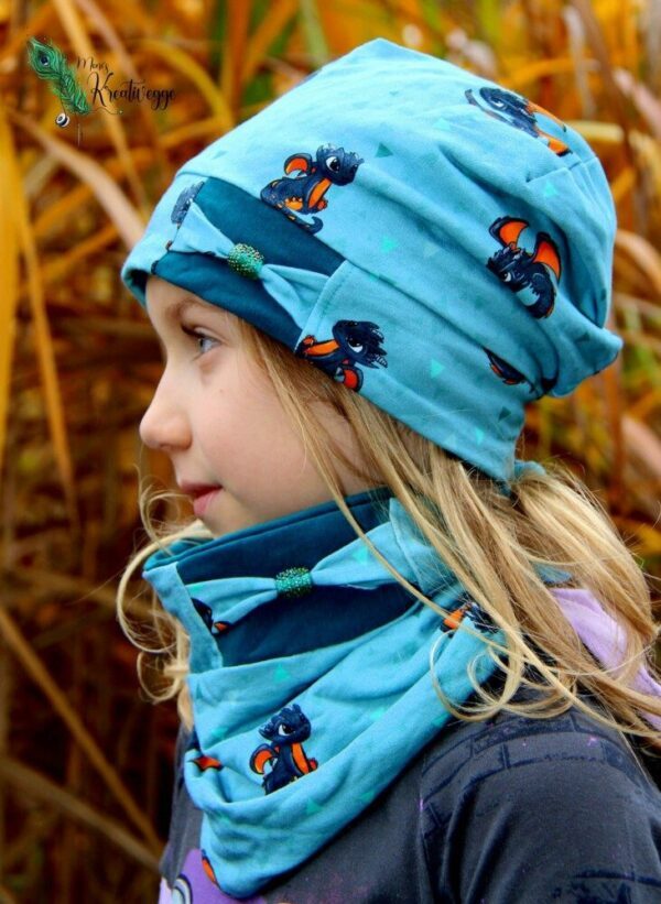 Ebook Schnittmusterset "aDIAMONDday" Beanie, Loop und Stirnband – Bild 12