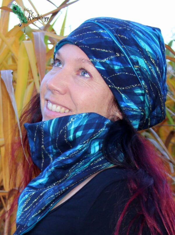 Ebook Schnittmusterset "aDIAMONDday" Beanie, Loop und Stirnband – Bild 16