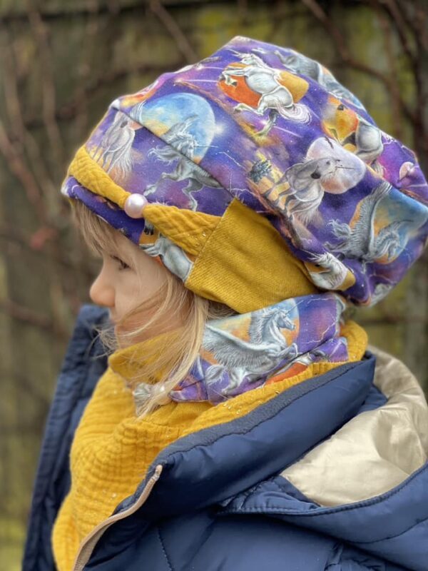 Ebook Schnittmusterset "aDIAMONDday" Beanie, Loop und Stirnband – Bild 20