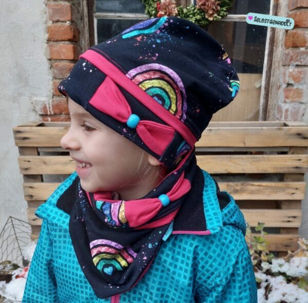 Ebook Schnittmusterset "aDIAMONDday" Beanie, Loop und Stirnband – Bild 23