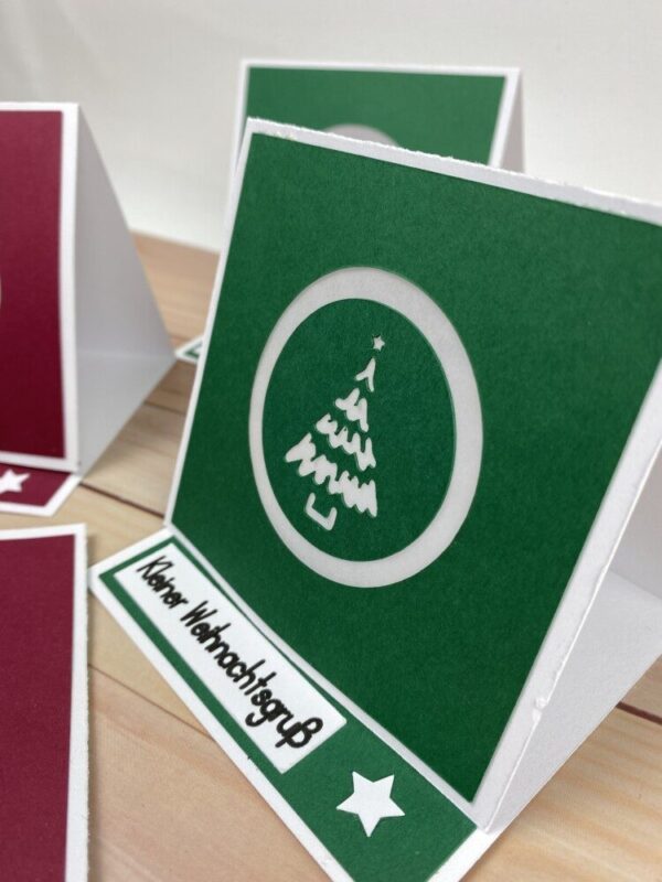 Plotterdatei Weihnachtskarte Tannenbaum – Bild 3