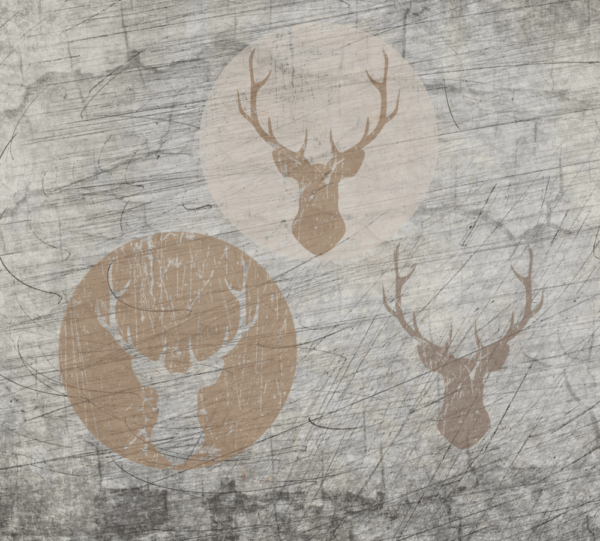 *Grunge Hirsch* Plotterdatei