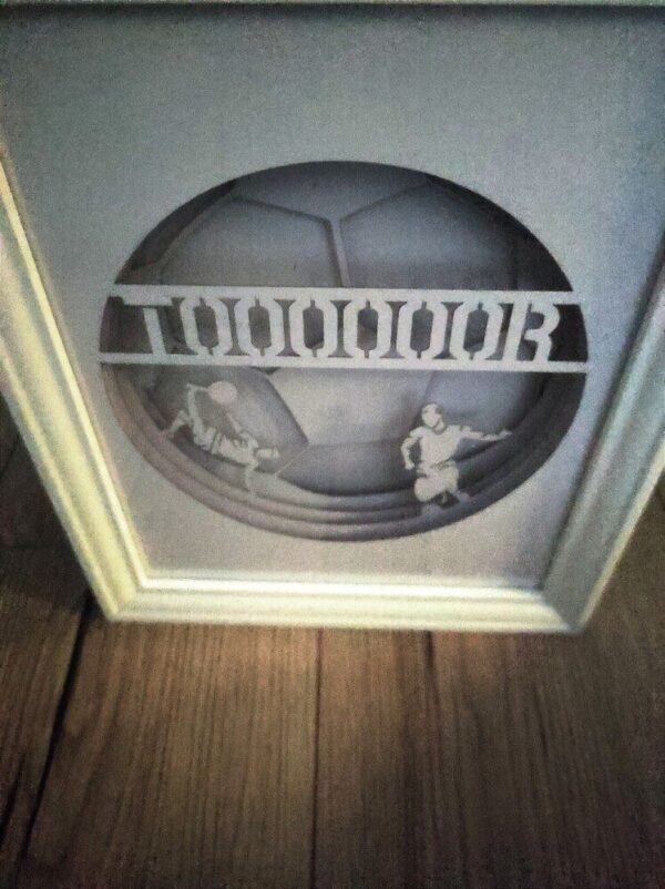 Papercut Shadowbox Fußball – Bild 2