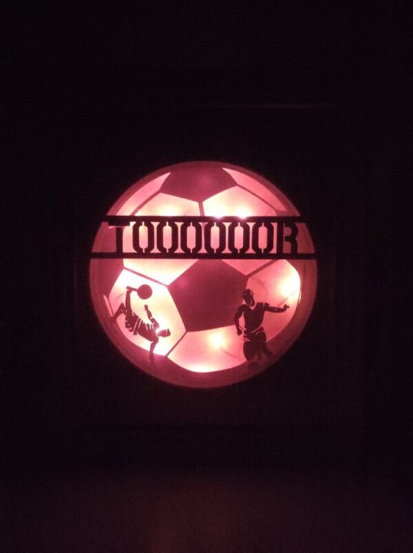 Papercut Shadowbox Fußball – Bild 1