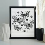 4 Deko Schmetterlinge Plotterdatei SVG DXF FCM – Bild 5