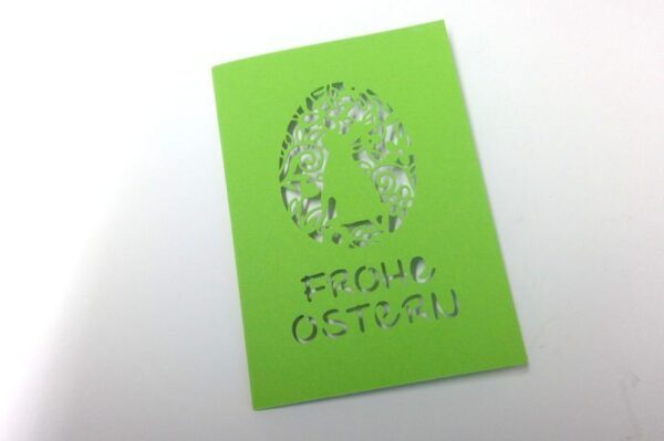 Karte Osterhase Plotterdatei SVG DXF FCM – Bild 2