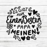 Nur einen besten Papa Plotterdatei SVG DXF FCM