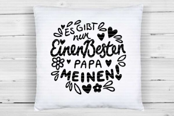 Nur einen besten Papa Plotterdatei SVG DXF FCM – Bild 3