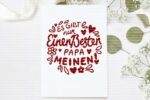Nur einen besten Papa Plotterdatei SVG DXF FCM – Bild 4