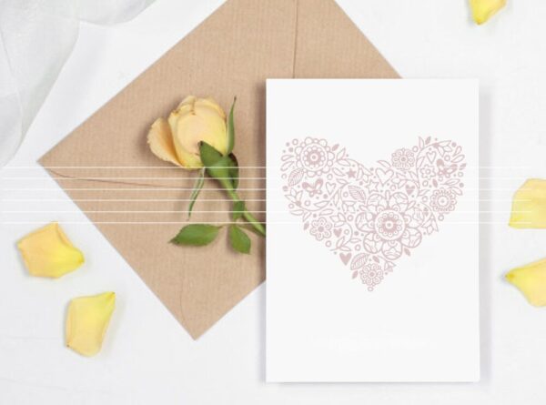 Blumenherz Plotterdatei SVG DXF FCM – Bild 2