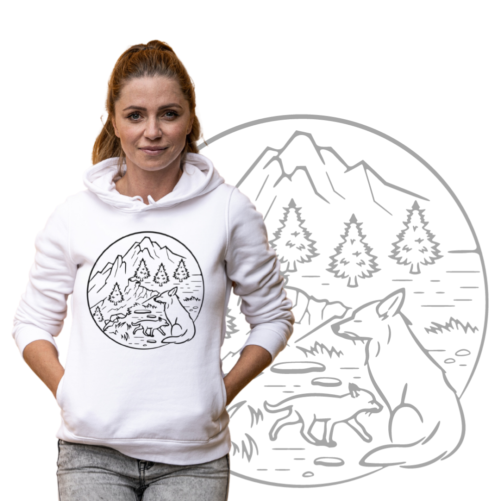 Fuchsfamilie Famafami SVG Plotterdatei "Fuchsfamilie" – Bild 1