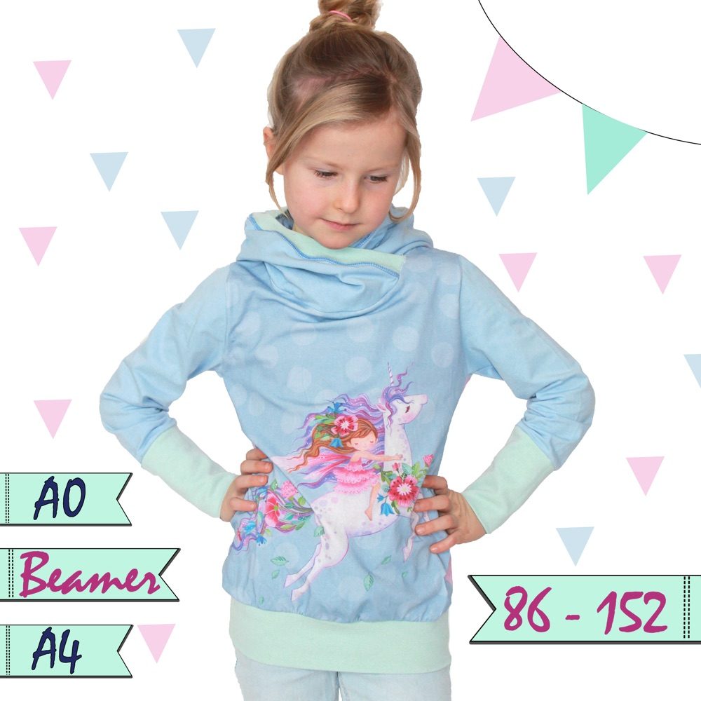 AnniNanni Mädchen Hoodie_10 ebook Mädchen // Hoodie // Pullover – AnniNanni Hoodie für Mädchen – Bild 1