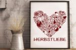 Herbstherz Plotterdatei SVG DXF FCM – Bild 3