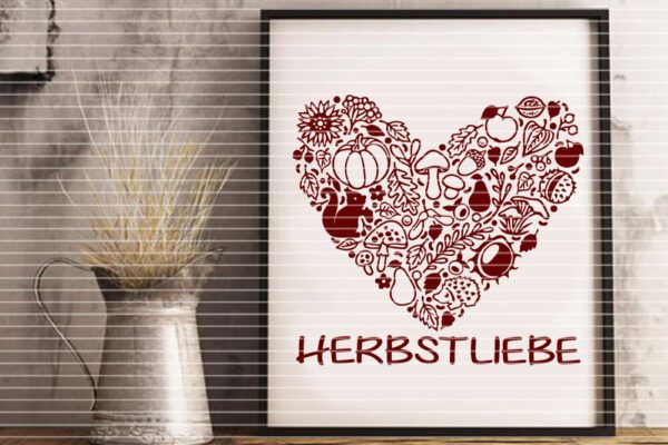 Herbstherz Plotterdatei SVG DXF FCM – Bild 3