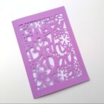 Happy Birthday Karte Plotterdatei SVG DXF FCM