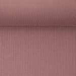Feinripp Bündchen "Tessa" - altrosa - 50 cm breit