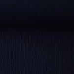 Feinripp Bündchen "Tessa" - dunkelblau - 50 cm breit