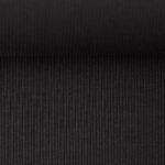 Feinripp Bündchen "Tessa" - anthrazit - 50 cm breit