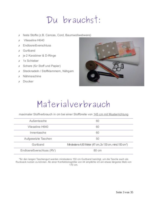 Tasche "Rucke" – Bild 2