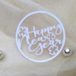 Happy New Year Kreis Plotterdatei SVG DXF FCM – Bild 2