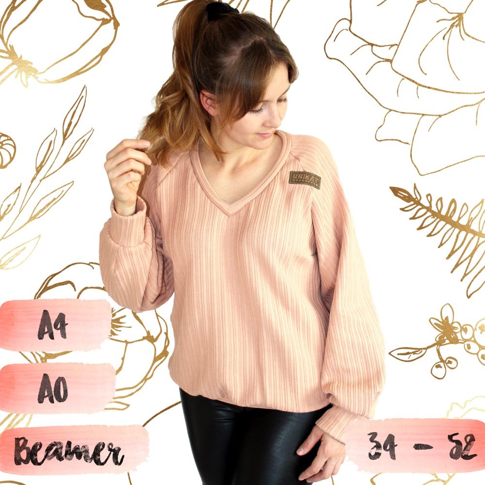 01_AnniNanni Loosefit Oversize Pullover eBook Damen // Pulli // Oversize // Raglanpulli – AnniNanni Loosefit Damen – Bild 1