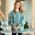 eBook Kinder // Pulli // Oversize // Raglanpulli – AnniNanni Loosefit Kinder