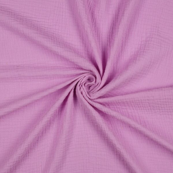 Musselin uni - rosa – Bild 2