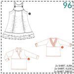 ABACADABRA, Nr. 96, Kleid und 2 Shirts, Schnittmuster