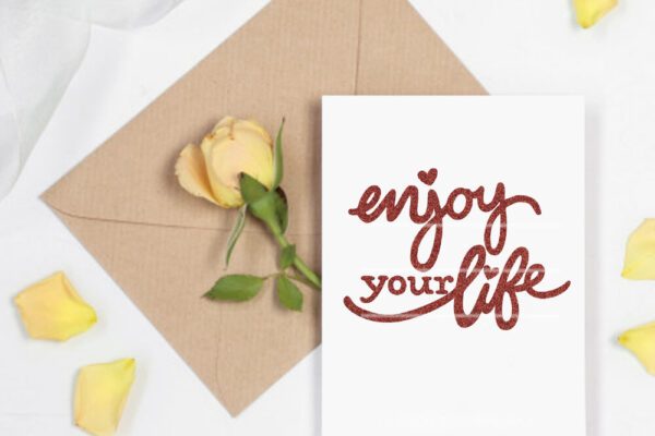 enjoy your life Plotterdatei SVG DXF FCM – Bild 2