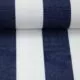 Outdoorstoff "Rügen" - ecru/dunkelblau