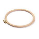 Stickrahmen Buchenholz mit Schraube, 8mmx19cm – Bild 3