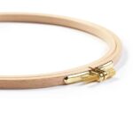 Stickrahmen Buchenholz mit Schraube, 8mmx19cm – Bild 2