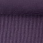 *REST* 56 x 50 cm Schlauch Feinripp Bündchen "Tessa" - dusty bordeaux - 50 cm breit – Bild 2