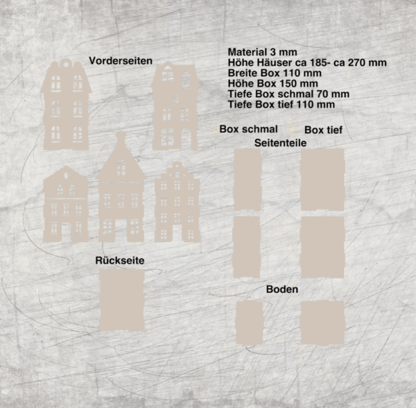 *3 mm Häuserbox*  Laserdatei – Bild 2