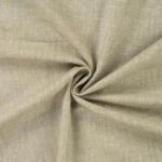 *REST* 126 x 135 cm - Leinen Mischgewebe - Herringbone - olive – Bild 2