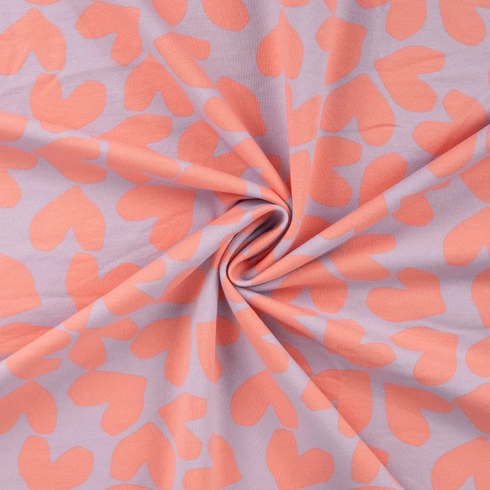 k20055-420_3 French Terry - Craft Hearts – Bild 1