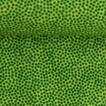 Baumwolle "Dottys" - dunkel-/kiwigrün