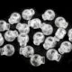 Kordelstopper rund - transparent - 15x19 mm