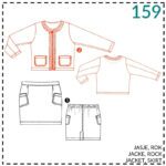 ABACADABRA, Nr. 159, Jacke, Rock Schnittmuster