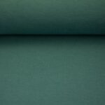 *REST* 71 x 150 cm - Sweat "Eike" uni - smaragd – Bild 2